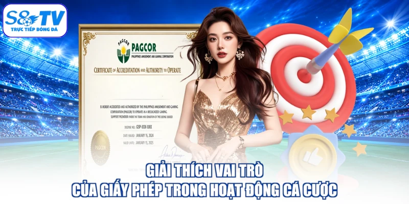 Giải thích vai trò của giấy phép trong hoạt động cá cược