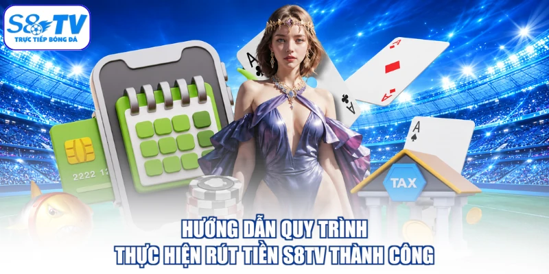 Hướng dẫn quy trình thực hiện rút tiền S8TV thành công