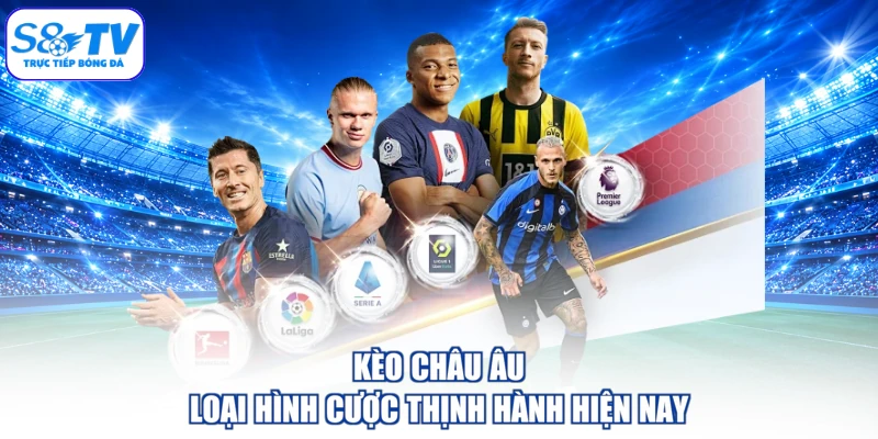 Kèo châu Âu loại hình cược thịnh hành hiện nay